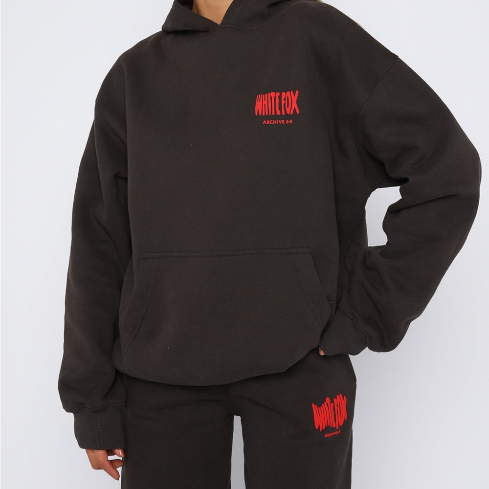 brand new white fox hoodie xs/s